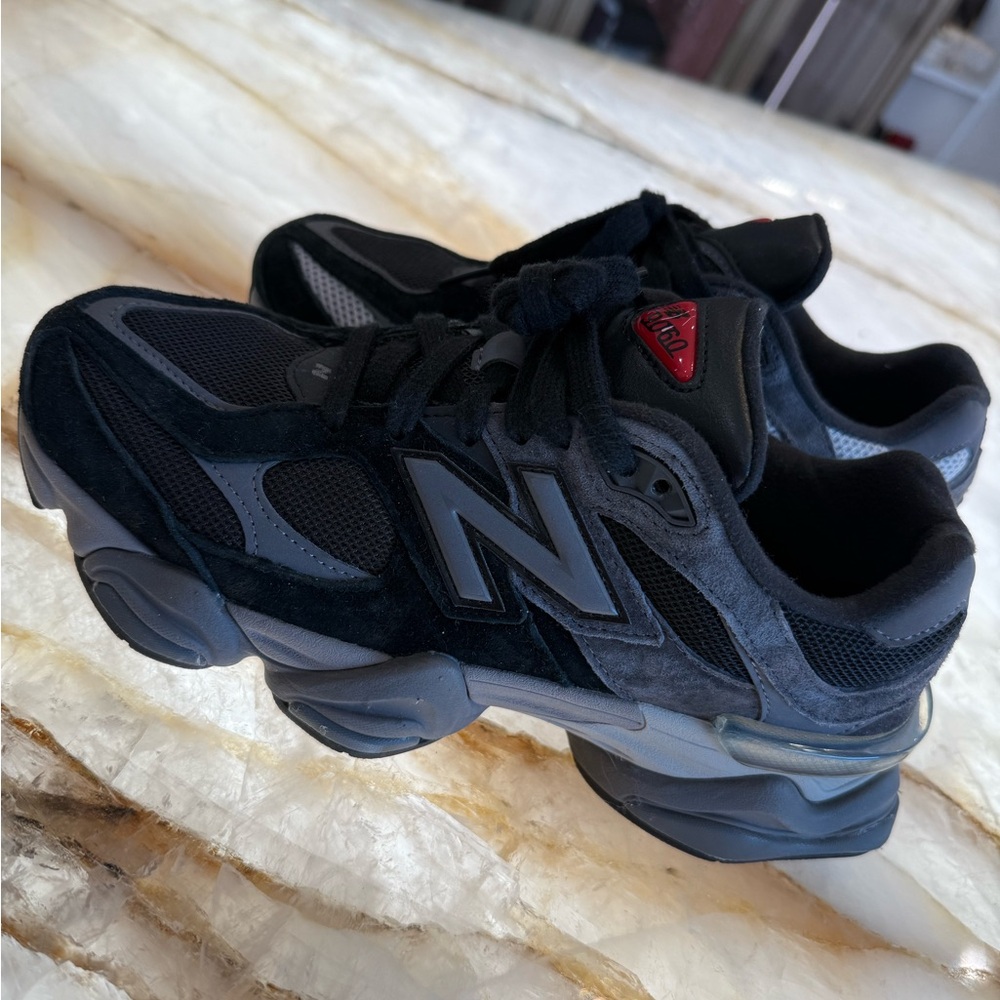 New Balance 9060 Black Castlerock Gray Sneakers